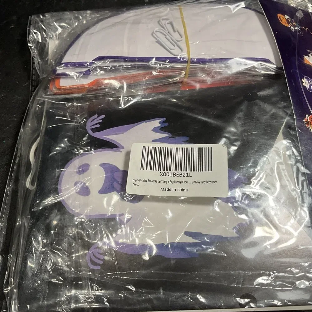 Halloween Party/ HAPPY BIRTHDAY Decorations Kit DIY 37 Pieces Party Brand New